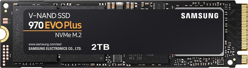 Amazon.com: SAMSUNG 970 EVO Plus SSD 2TB - M.2 NVMe Interface Internal Solid State Drive with V-NAND Technology (MZ-V7S2T0B/AM) : Electronics