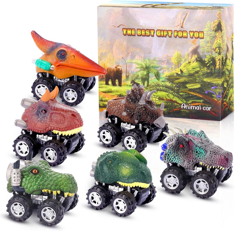 Amazon.com: Dinosaur Toys for 3-6 Year Old Boys, Pull Back Dinosaur Cars for Kids 6 Pack Set Pull Back Dinosaur Toys for Age 3-7 Boys Toy Cars Dinosaurs Christmas Birthday Gifts for Boys Age 3-6 Stocking Filler : Toys & Games