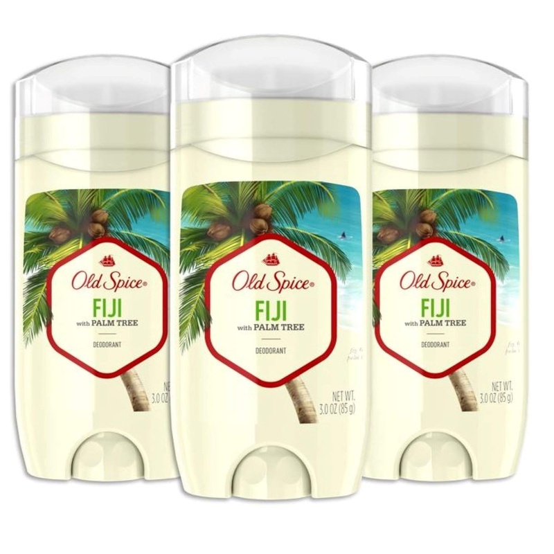 Amazon.com: Old Spice Aluminum Free Deodorant for Men Fiji With Palm Tree Scent Inspired By Nature 3 Oz, Pack Of 3 : Everything Else