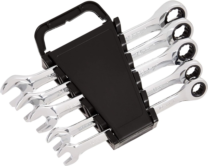 Amazon Basics Ratcheting Wrench Set - Metric, 5-Piece - - Amazon.com