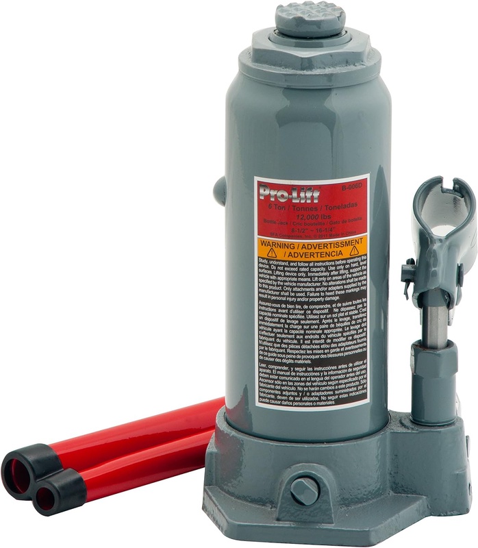 Amazon.com: Pro-Lift B-006D Grey Hydraulic Bottle Jack - 6 Ton Capacity : Industrial & Scientific