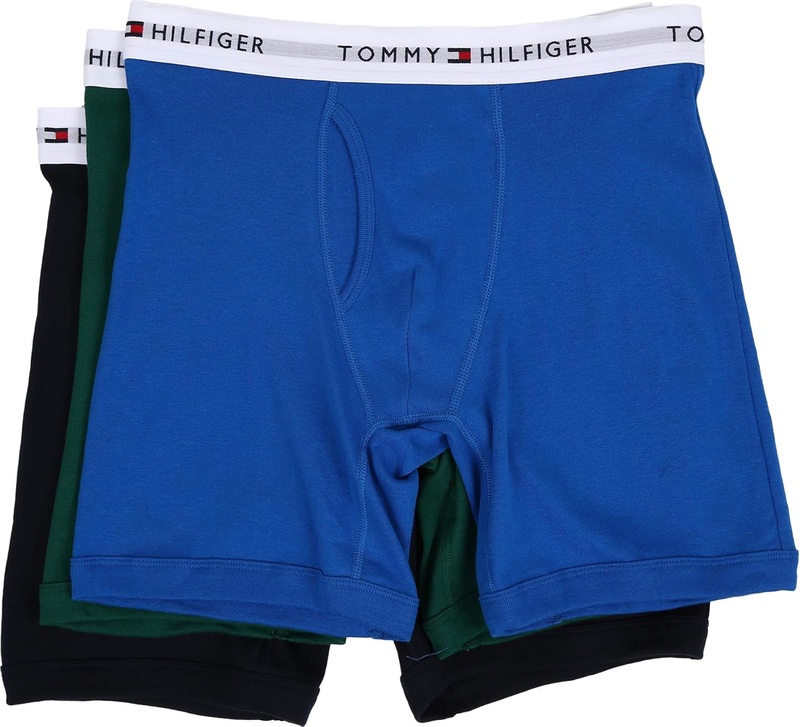 Tommy Hilfiger Men's Underwear Multipack Cotton Classics Boxer Briefs at Amazon Men’s Clothing store