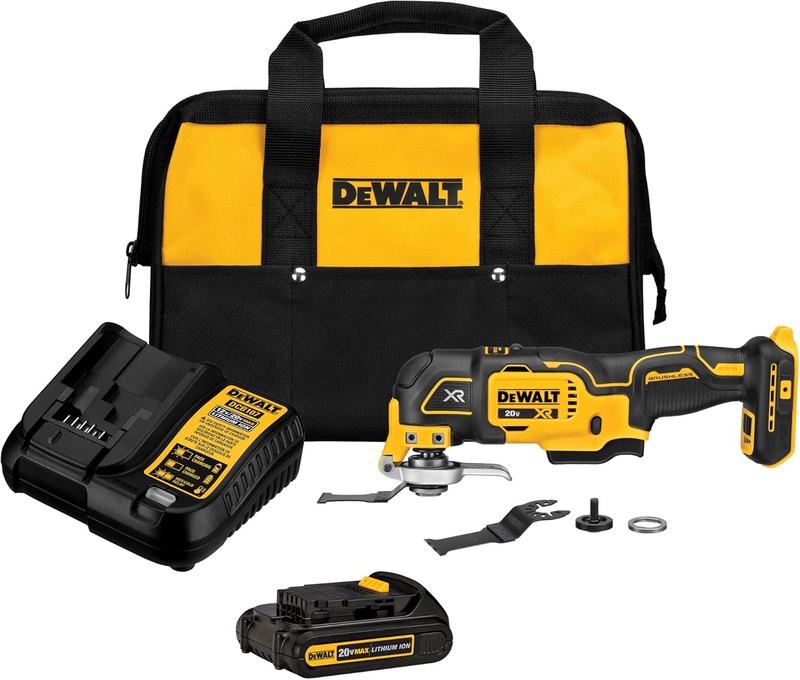 DEWALT 20V MAX* XR Oscillating Tool Kit, 3-Speed (DCS356C1) - Amazon.com