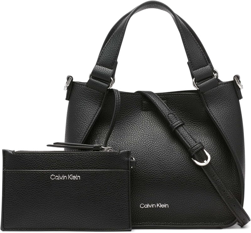 Calvin Klein Estelle Novelty Crossbody, Black Combo: Handbags: Amazon.com