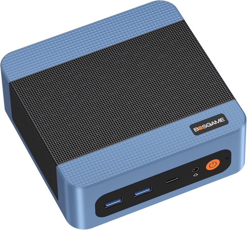 Amazon.com: BOSGAME E5 Multi-Functional Mini PC, Ryzen 3 5300U 4C/8T, 11 Pro Dual LAN 2.5GbE Desktop Computers, 16GB DDR4 1TB PCIe SSD, Triple Displays 4K 60Hz, HDMI 2.0, DisplayPort, USB-C, Wi-Fi 5, BT 5.0 : Electronics