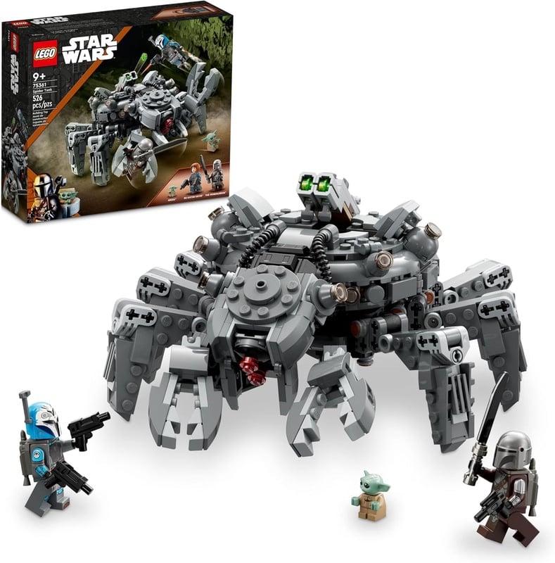 Amazon.com: LEGO Star Wars Spider Tank Building Toy - Pretend Play Mech for Boys & Girls, Ages 9+ Years - Star Wars Toys for Fans - Gifts for Kids - 75361 : Toys & Games