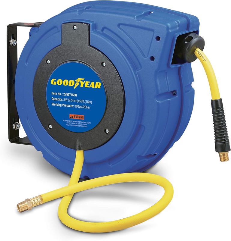 Goodyear Air Hose Reel Retractable 3/8