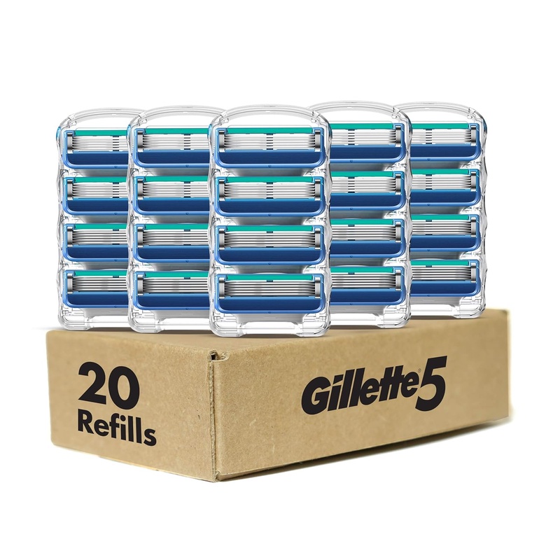 Amazon.com: Gillette5 Men's Razor Blade Refills, 20 Count : Beauty & Personal Care