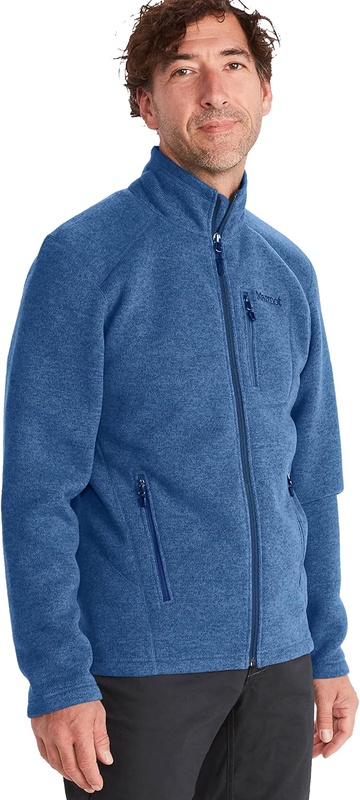 Amazon.com: Marmot Drop Line Men's Jacket, Lightweight 100-Weight Sweater Fleece, Indigo Blue, Medium : Sports & Outdoors