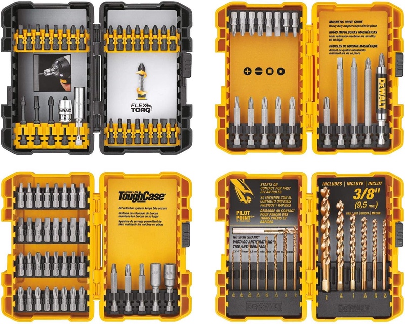 DEWALT Screwdriver Bit Set / Drill Bit Set, 100-Piece (DWA2FTS100) - - Amazon.com