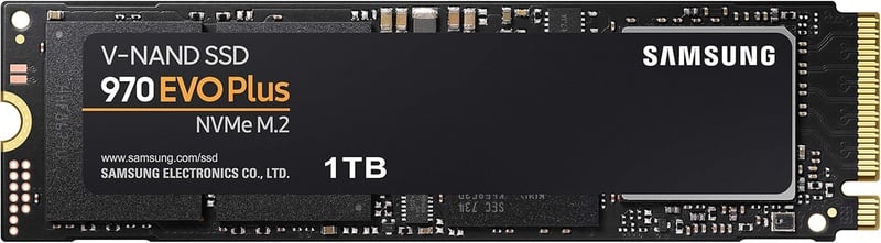 SAMSUNG 970 EVO Plus SSD 1TB, M.2 NVMe Interface Internal Solid State Hard Drive with V-NAND Technology for Gaming, Graphic Design, MZ-V7S1T0B/AM : Electronics