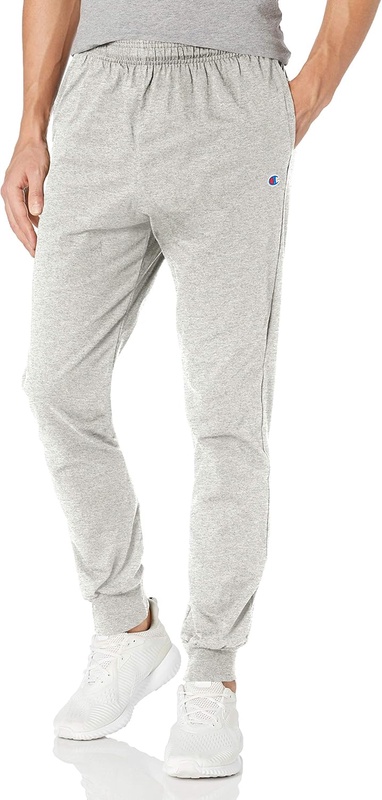 Champion Men's Jersey Jogger, oxford gray, L at Amazon Men’s Clothing store