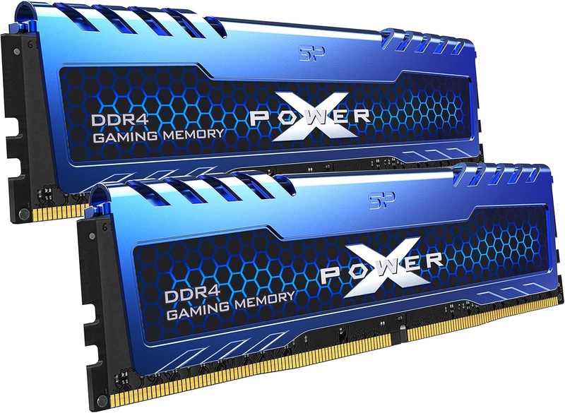 Silicon Power DDR4 16GB (8GBx2) RAM Turbine 3200MHz (PC4 25600) 288-pin CL16 1.35V UDIMM Desktop Memory Module (SP016GXLZU320BDA) at Amazon.com