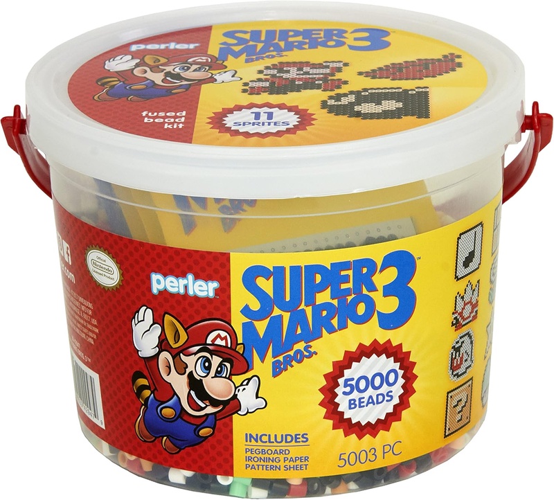 Amazon.com: Perler Craft Bead Bucket Activity Kit, 5003 pcs, Super Mario Brothers - 80-42947