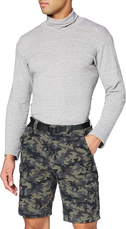 Amazon.com: Columbia Men's Silver Ridge Printed Cargo Shorts, Moisture Wicking, Sun Protection, Black Camo, 30x12 : Clothing, Shoes & Jewelry
