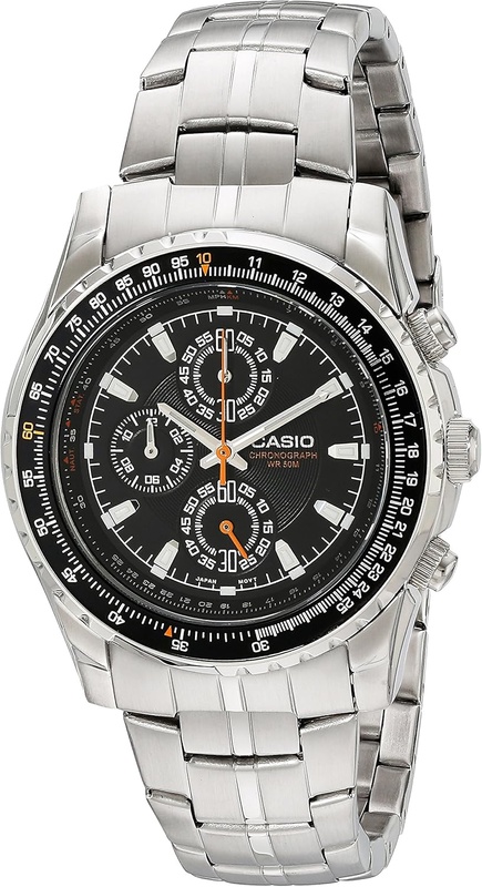 Amazon.com: Casio Men's MTP4500D-1AV Slide Rule Bezel Aviator Stainless Steel Watch : Clothing, Shoes & Jewelry