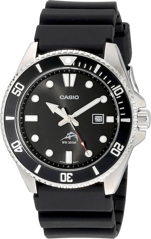 Amazon.com: Casio Men's MDV106-1AV 200M Duro Analog Watch, Black : Casio: Clothing, Shoes & Jewelry
