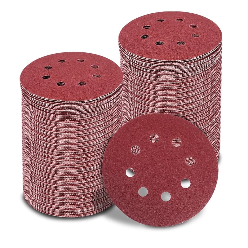 165 PCS Sandpaper Assortment Value Pack, 5 Inch 8-Hole Sanding Discs for Orbital Sander, Full Range 40–600 Grit Round Sand Paper Pads for Woodworking, Furniture Repair, Auto Body & DIY Projects - Amazon.com