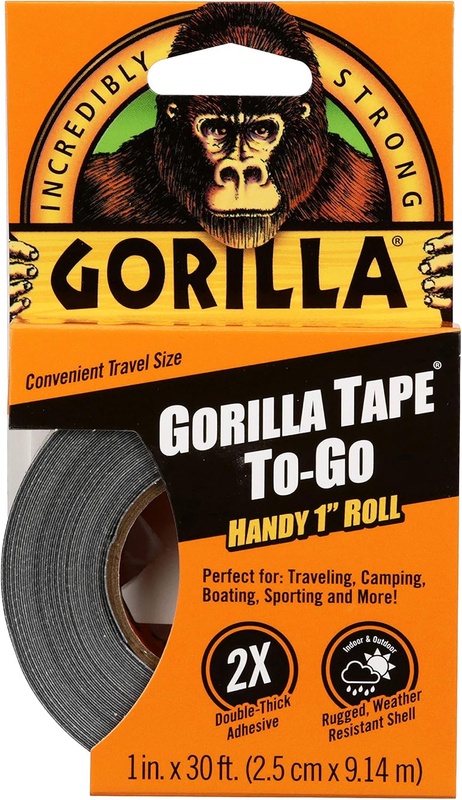 Amazon.com: Gorilla 3044401 Tape Handy Roll, 1-Pack, Black : Industrial & Scientific