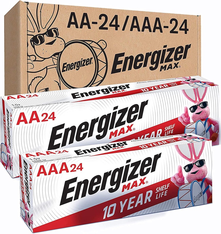 Amazon.com: Energizer MAX AA Batteries & AAA Batteries Combo Pack, 24 Double AA Batteries and 24 Triple AAA Batteries (48 Count) : Health & Household