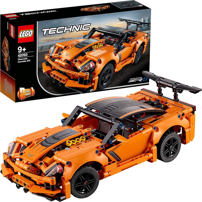 Amazon.com: LEGO Technic Chevrolet Corvette ZR1 42093 Building Kit (579 Pieces) : Toys & Games