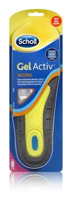 שול רפידות לנעלי עבודה SCHOLL GEL ACTIVE