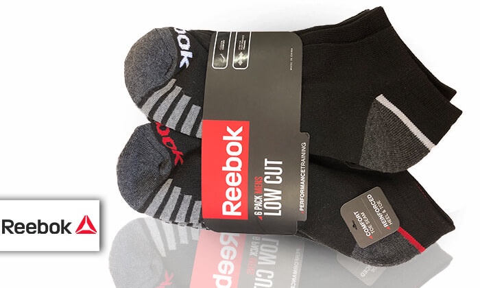 מארז 18 זוגות גרביים לגבר ריבוק - REEBOK | גרו (גרופון)