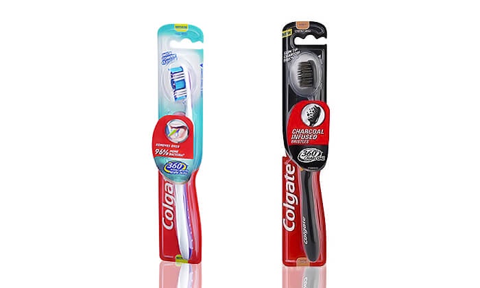 מארז 6 מברשות שיניים קולגייט 360 | גרו (גרופון)