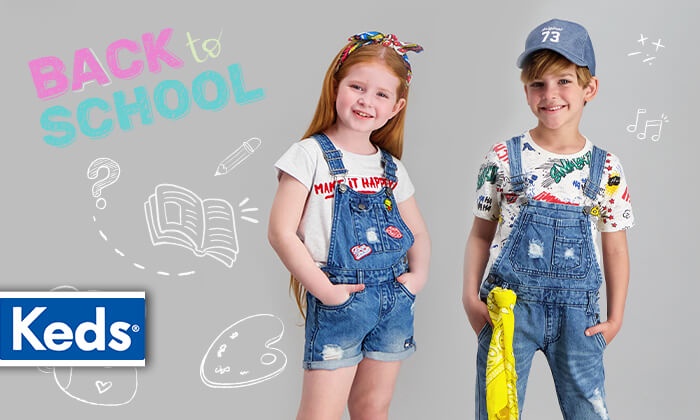 שובר הנחה למחלקות הילדים והתינוקות ברשת Keds, למימוש בכל הסניפים | גרו (גרופון)