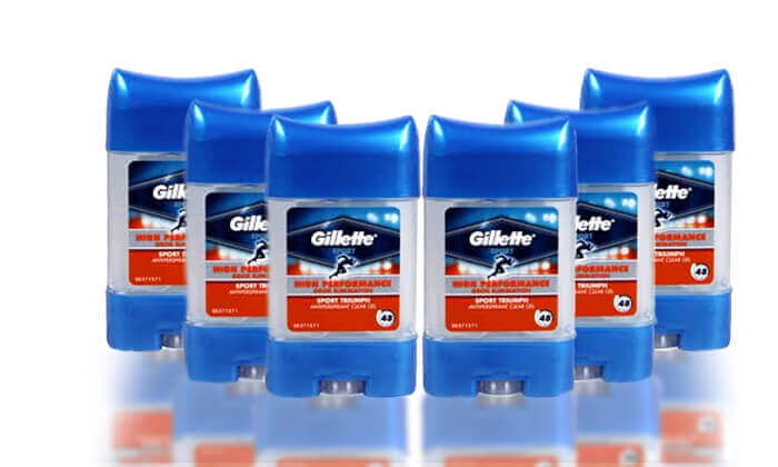 מארז 6 יחידות דאודורנט Gillette | גרו (גרופון)