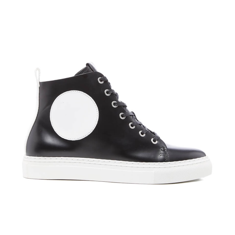 McQ Alexander McQueen Men's Chris Hi Top Trainer - Black/White | TheHut.com