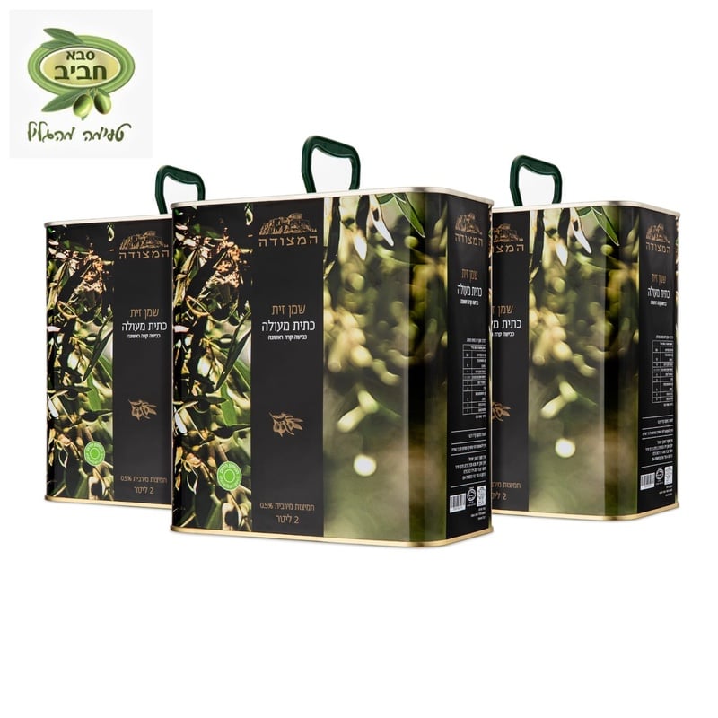 מארז 6 ליטר שמן זית פרימיום 
