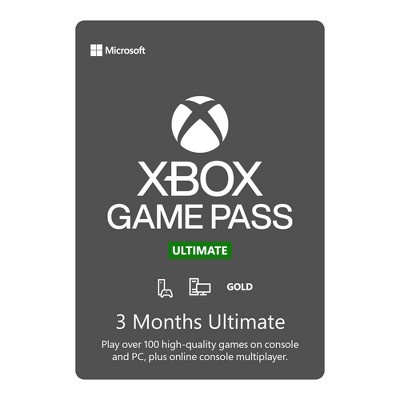Xbox Game Pass Ultimate 3 Month - Xbox One (Digital) : Target