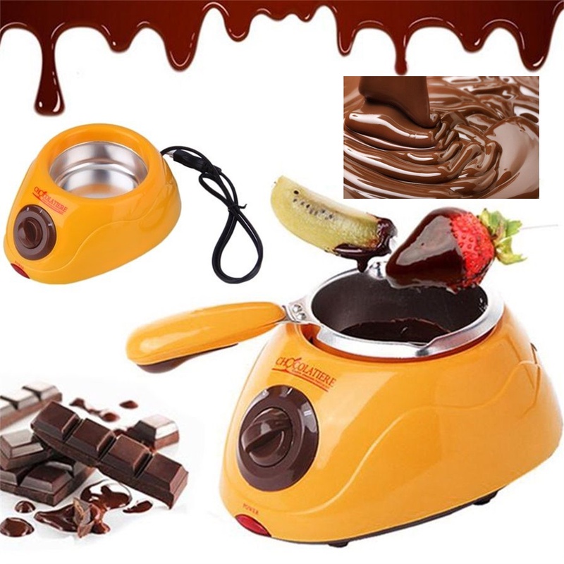 DIY Electric Chocolate Candy Melting Pot Melter Machine Kitchen Tool With Mould