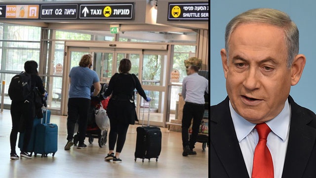נתניהו הנחה לעצור את הטיסות לישראל